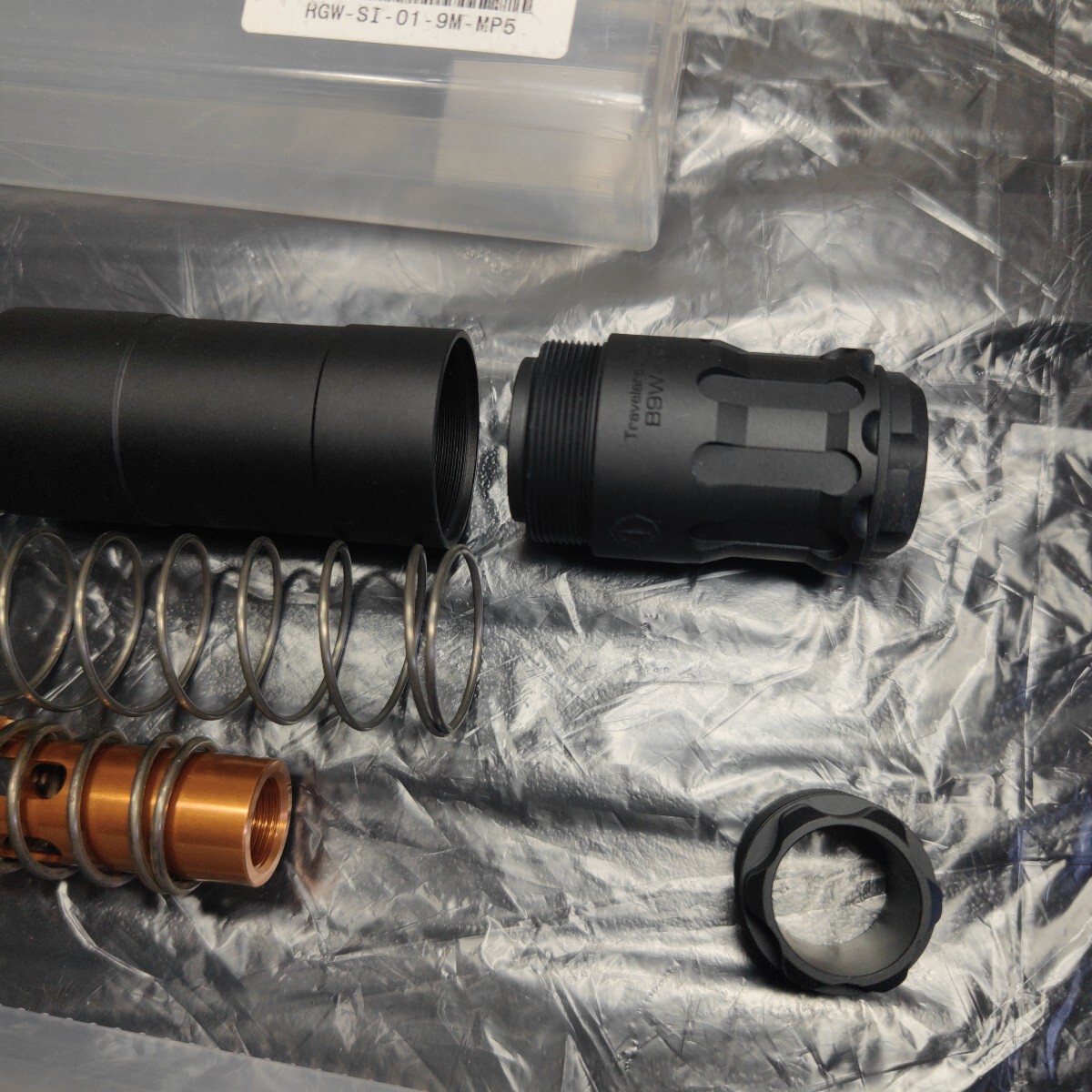 RGW】Obsidian 9MM MP5 14mm CCW Dummy Silencer MP5対応 RGW】Obsidian 9MM MP5 14mm CCW Dummy Silencer MP5対応