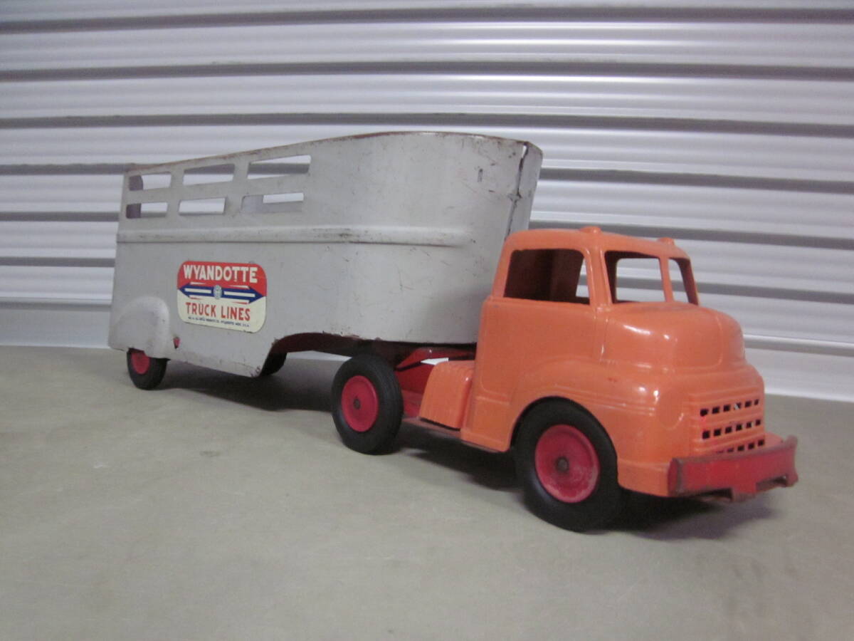 WYANDOTTE TOYS ブリキ TRUCK LINES アメリカントレーラー WYANDOTTE TOYS ブリキ TRUCK LINES アメリカントレーラー