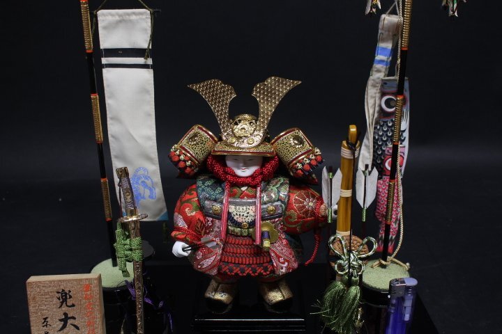 原 孝洲 作 「兜大将」 木目込五月人形 日本人形 原 孝洲 作 「兜大将」 木目込五月人形 日本人形