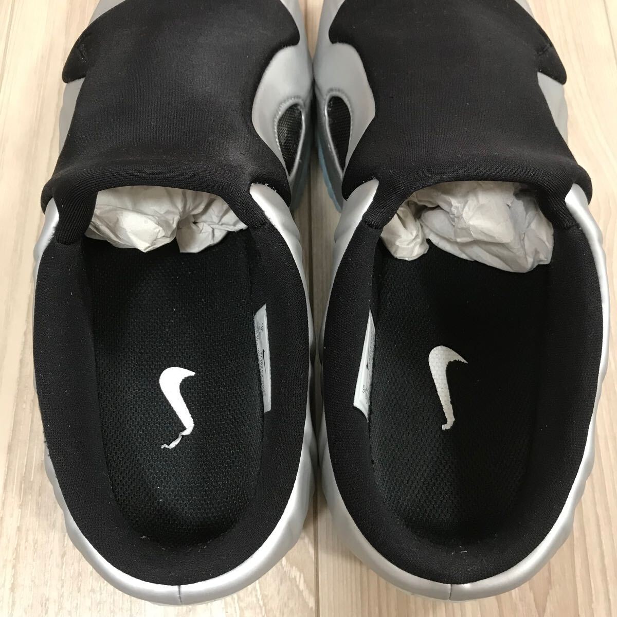 NIKE CLOGPOSITE SILVER BLACK クロッグポジット フォーム NIKE CLOGPOSITE SILVER BLACK クロッグポジット フォーム