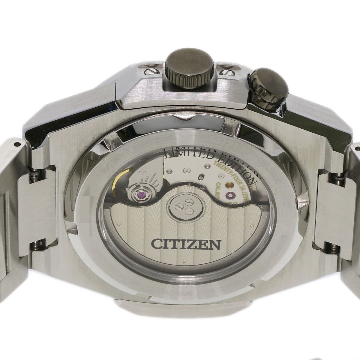 CITIZEN シチズン NB6066-51W シリーズ8 メカニカル 世界限定1700本 腕時計 ステンレススチール SS メンズ 中古_画像7