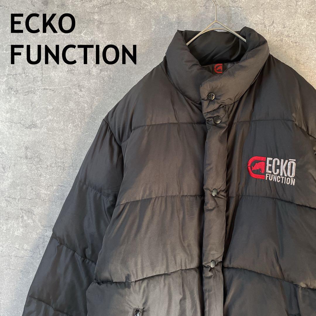 ECKO FUNCTION ダウンジャケット HIPHOPLメンズ 黒ab