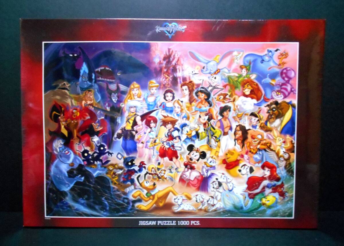 【新品!!】 キングダムハーツ ジグソーパズル 1000ピース ディズニー プリンセス ナイトメア Disney KINGDOM HEARTS パズル テンヨー