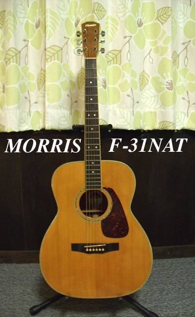 =USED/同梱不可=MORRIS GUITAR F-31NAT Acoustic guitar ハードケースおまけ/Q000057