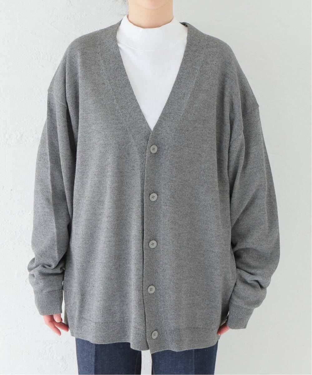 定価3 7万 ATON WOOL WASHI OVERSIZED CARDIGAN 6 ウール和紙 定価3 7万 ATON WOOL WASHI OVERSIZED CARDIGAN 6 ウール和紙