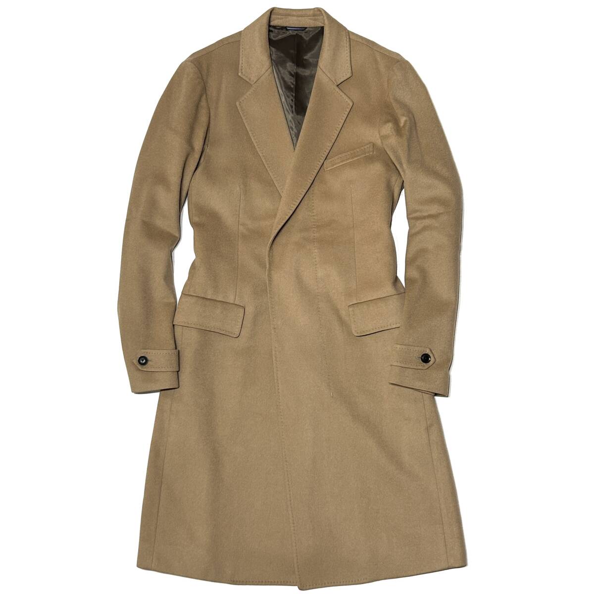 美品✨ジュンハシモト　チェスターコート　カシミヤ混　ベージュ　サイズ3 junhashimoto（ジュンハシモト）の「CHESTER COAT（チェスター