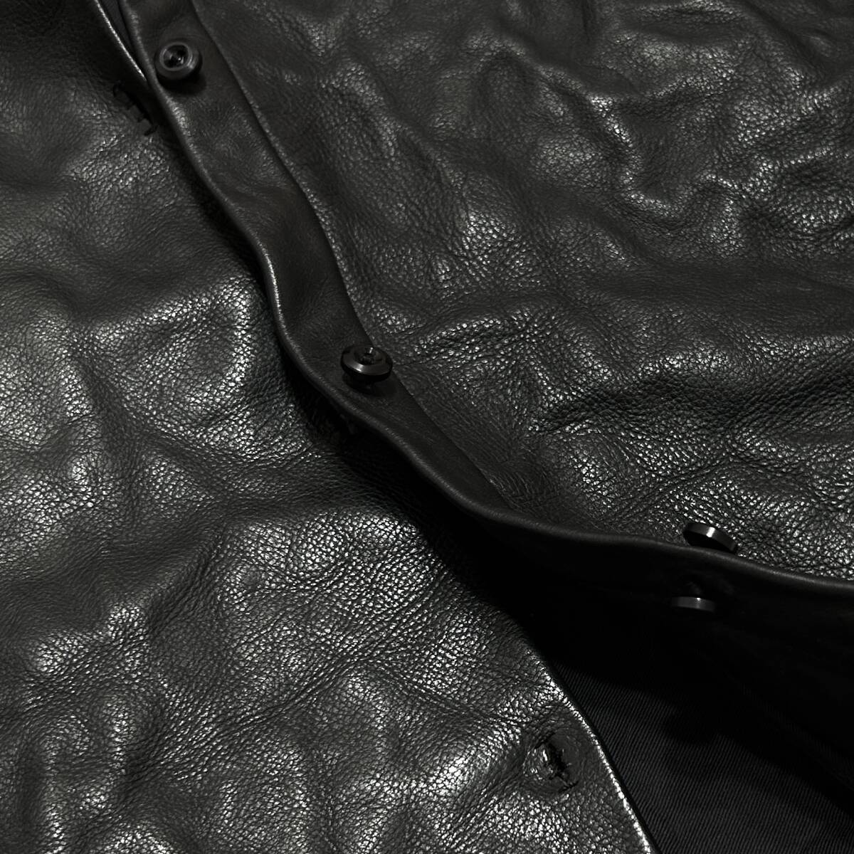 定価18 6万 junhashimoto WASHABLE CALF SIDE JERSEY LEATHER 定価18 6万 junhashimoto WASHABLE CALF SIDE JERSEY LEATHER