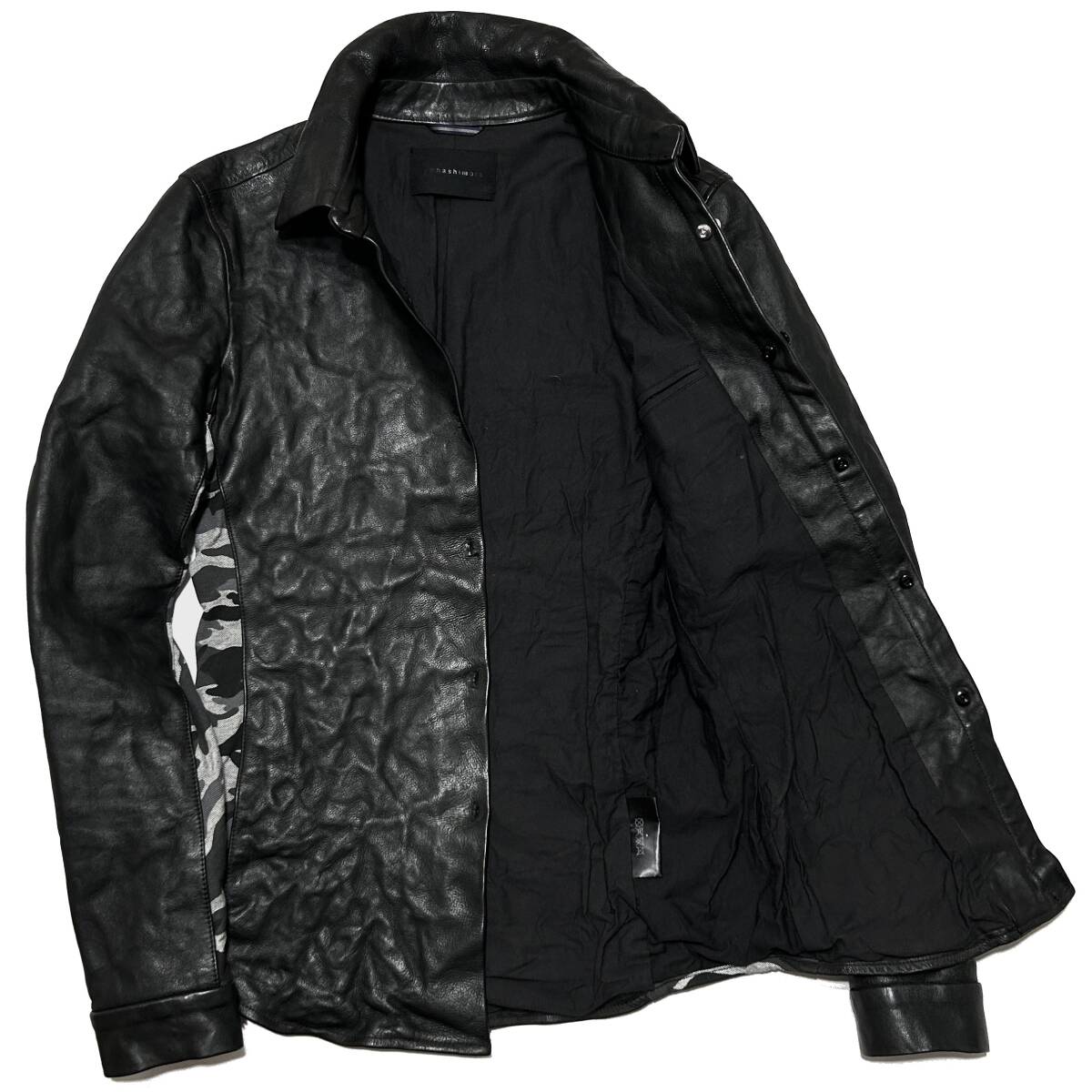 定価18 6万 junhashimoto WASHABLE CALF SIDE JERSEY LEATHER 定価18 6万 junhashimoto WASHABLE CALF SIDE JERSEY LEATHER
