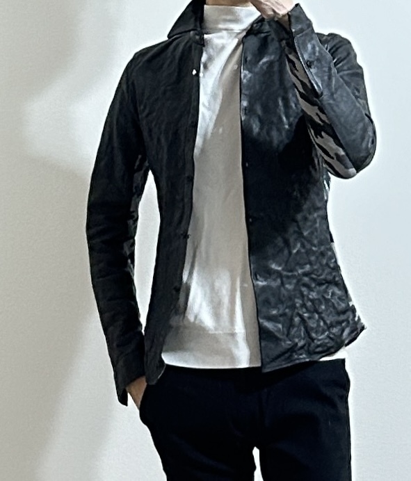 定価18 6万 junhashimoto WASHABLE CALF SIDE JERSEY LEATHER 定価18 6万 junhashimoto WASHABLE CALF SIDE JERSEY LEATHER