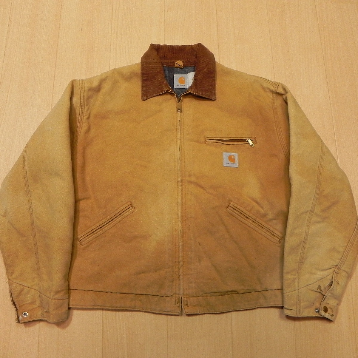 90s ビンテージ 雰囲気抜群 色落ち◎ USA製 Carhartt デトロイト 
