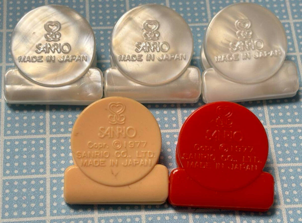 昭和レトロサンリオ 1970年代 1980年代 クリップ 鉛筆キャップ 昭和レトロサンリオ 1970年代 1980年代 クリップ 鉛筆キャップ