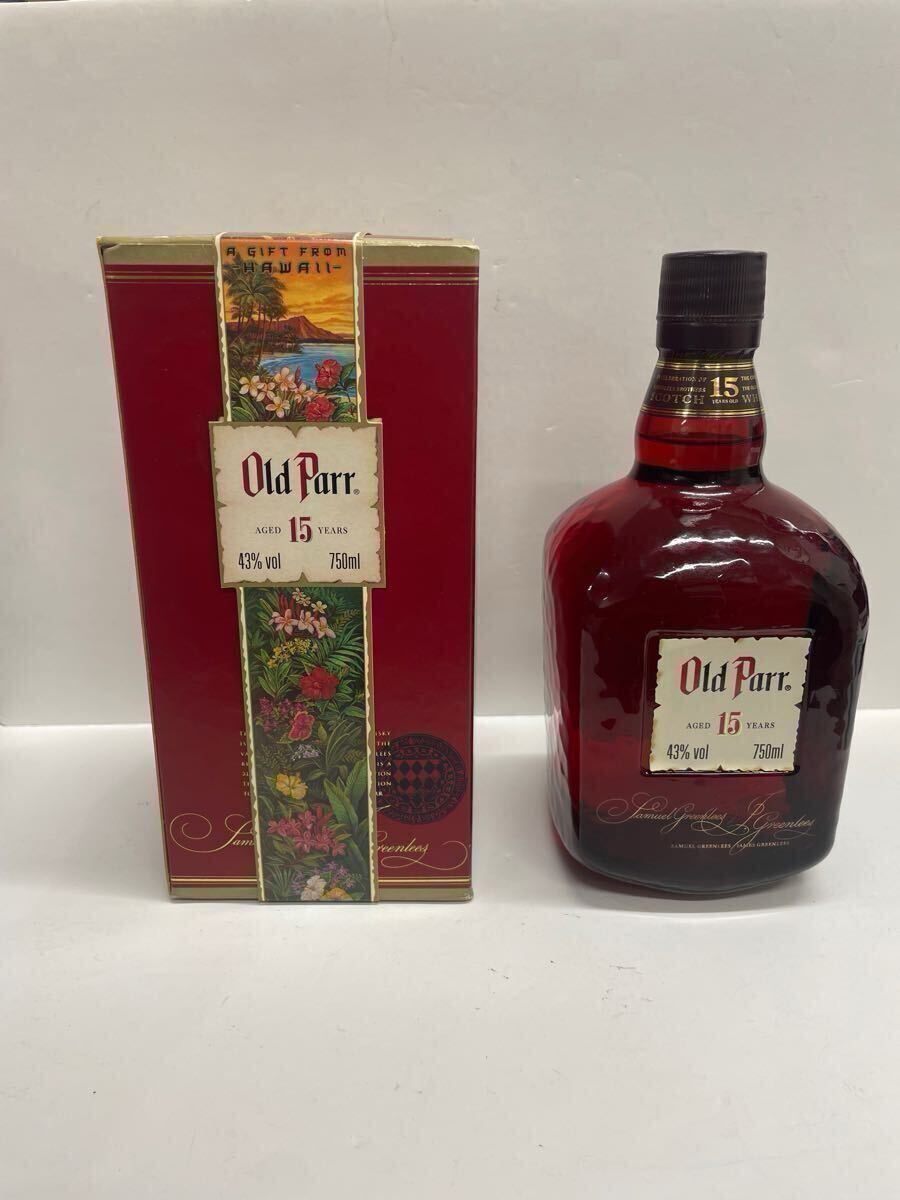 【M】Old Parr オールドパー 15年　古酒　箱付き