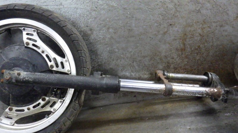 RGA-369A VT250FC 純正 ホイール セット フロントフォーク スイングアーム 佐川2個(gè)口 送料著払い MC08-102 検索 ホンダ VT250 F 初期型