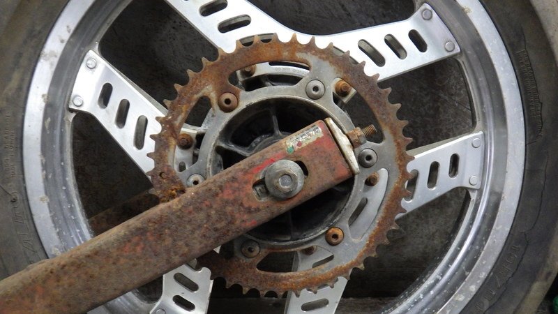 RGA-369A VT250FC 純正 ホイール セット フロントフォーク スイングアーム 佐川2個(gè)口 送料著払い MC08-102 検索 ホンダ VT250 F 初期型