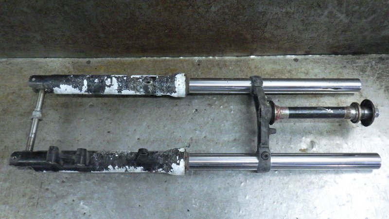 ZRX400 フロントフォーク ホイール 一式 ZRX400用 オーリンズφ43正立フロントフォークキット