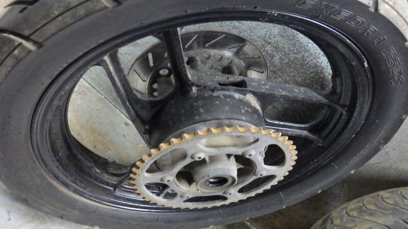 RGA-194A FZ400R 純正 ホイール セット フロント リア 佐川2個口 送料著払い 46X-103 検索 ヤマハ