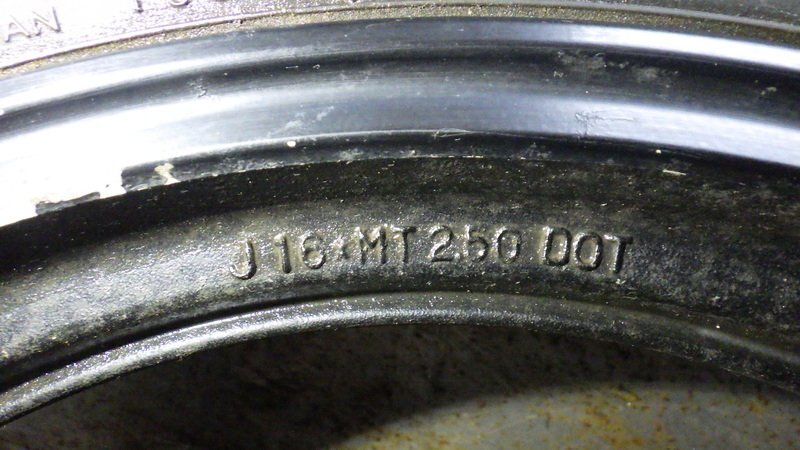 RGA-194A FZ400R 純正 ホイール セット フロント リア 佐川2個口 送料著払い 46X-103 検索 ヤマハ
