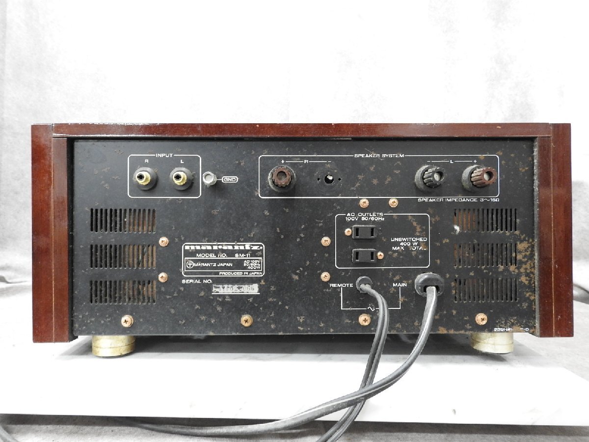 Yahoo!オークション - marantz マランツ SM-11 パワーアンプ