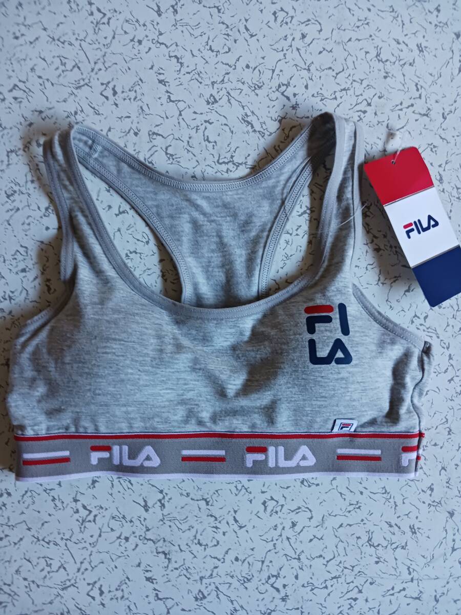 ガールズインナー　FILA ブラジャー　グレイ系　1４0サイズ
