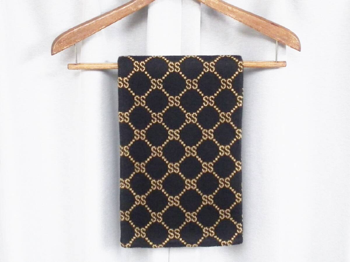 美品 old stussy オールド ステューシー モノグラム マフラー 美品 old stussy オールド ステューシー モノグラム マフラー