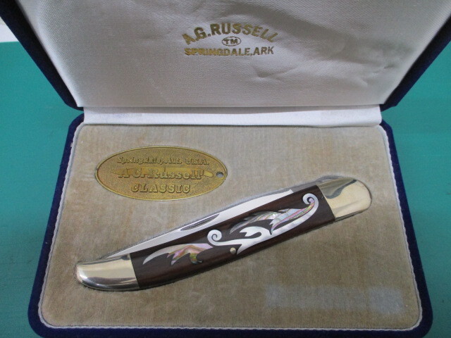 格安SALEスタート! (9086) A.G.Russell ラッセル Springdale.ARK ATS-34 130RP5 ハンティングナイフ、狩猟刀