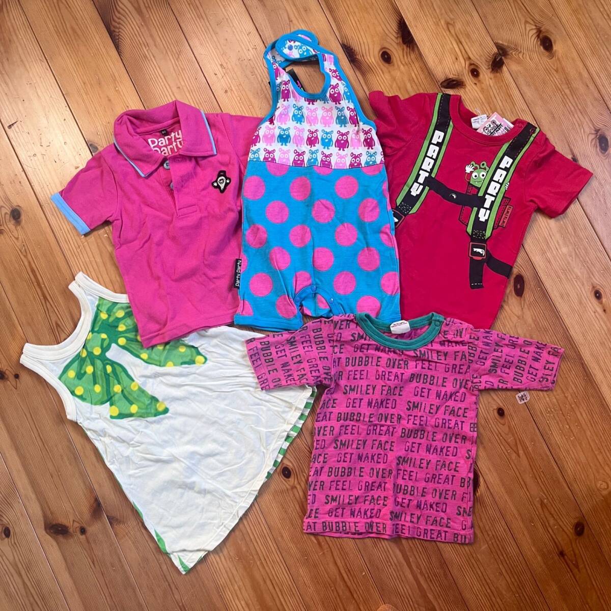 【送料込】party party & JUNK STORE 80〜95cm 5着セット