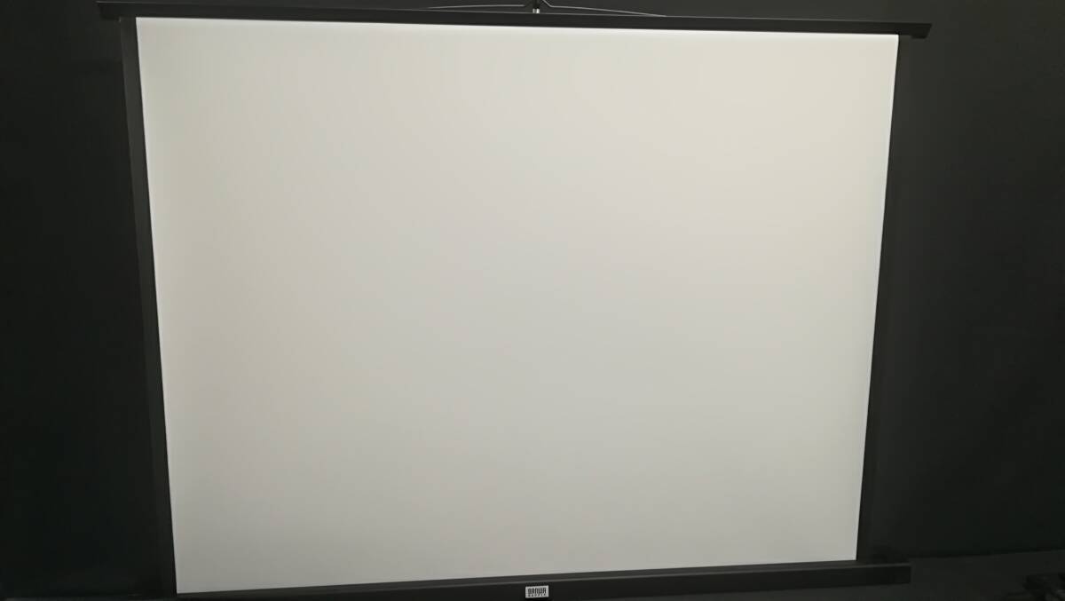 ☆SANWA サンワサプライ PRS-K50K プロジェクタースクリーン（機上式）50型相當
