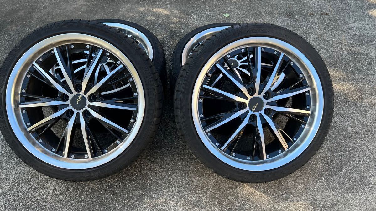 19インチ 8.5J+35 +45 245/35R19 バリ山