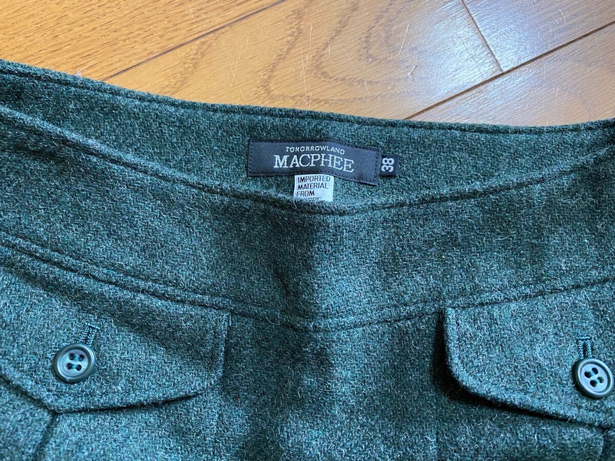 ◇日本製 MACPHEE マカフィー アルパカ混 スカート◇_画像2