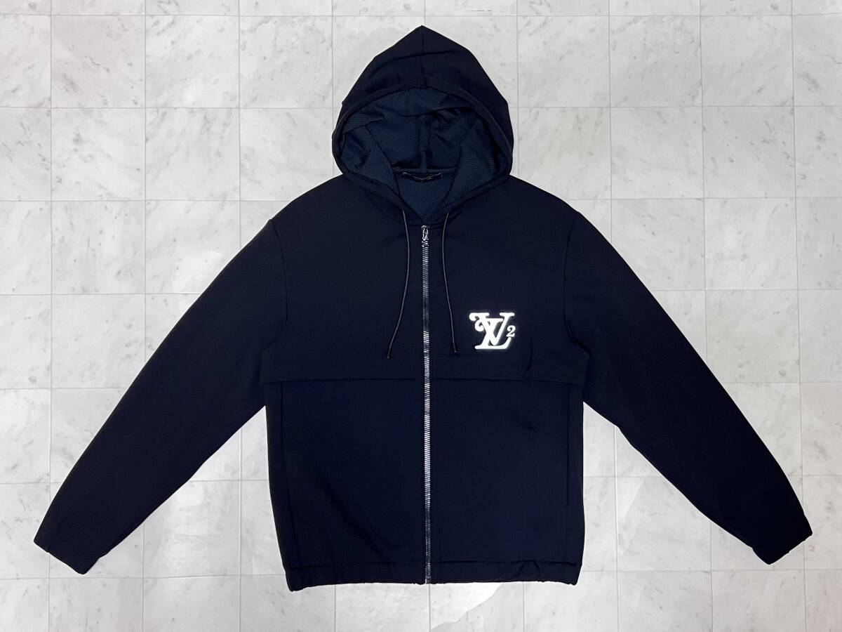 [ превосходный товар ]Louis Vuitton Louis Vuitton × NIGOnigo-[RM202M UYS HJY14W]lifrektib Logo Zip выше Parker блузон M размер 