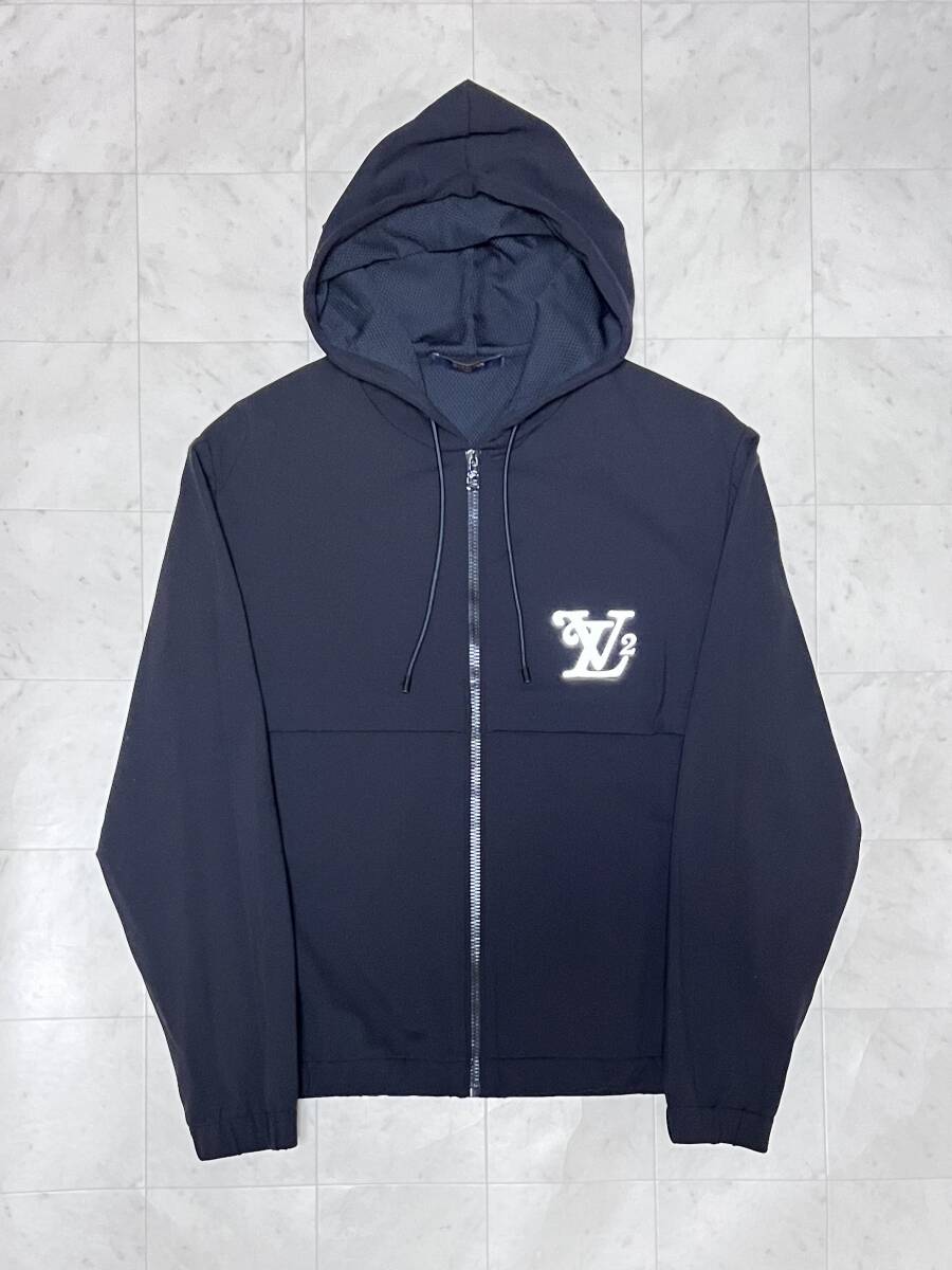 [ превосходный товар ]Louis Vuitton Louis Vuitton × NIGOnigo-[RM202M UYS HJY14W]lifrektib Logo Zip выше Parker блузон M размер 
