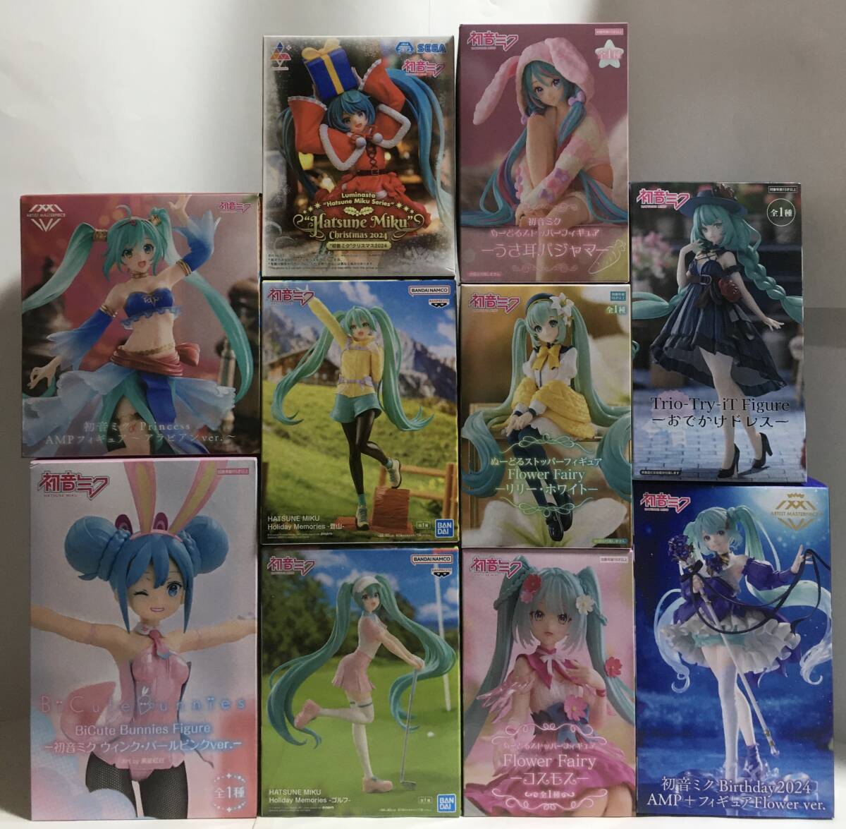 TAiTo 、BANDAI、SEGA、 FuRyu、初音ミクフィギュア 10種セット 新品・未開封