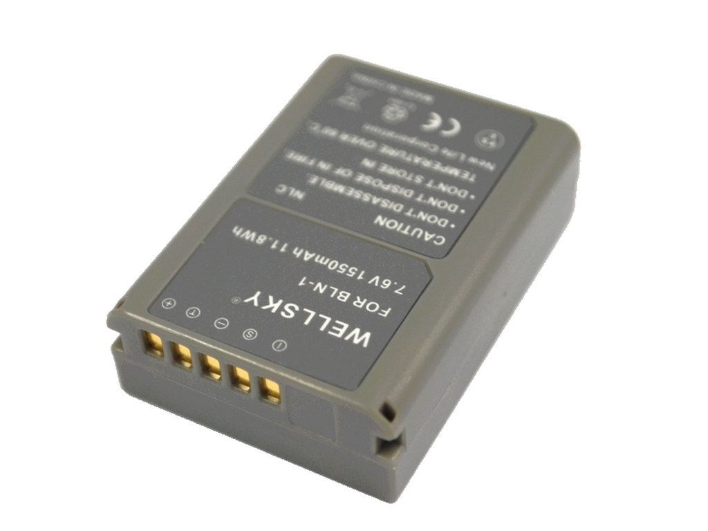 BLN-1 互換バッテリー 1550mAh 1個 BCN-1 Type-C USB 急速互換充電器 バッテリーチャージャー1個 オリンパス Olympus OM-D E-M5 Mark II