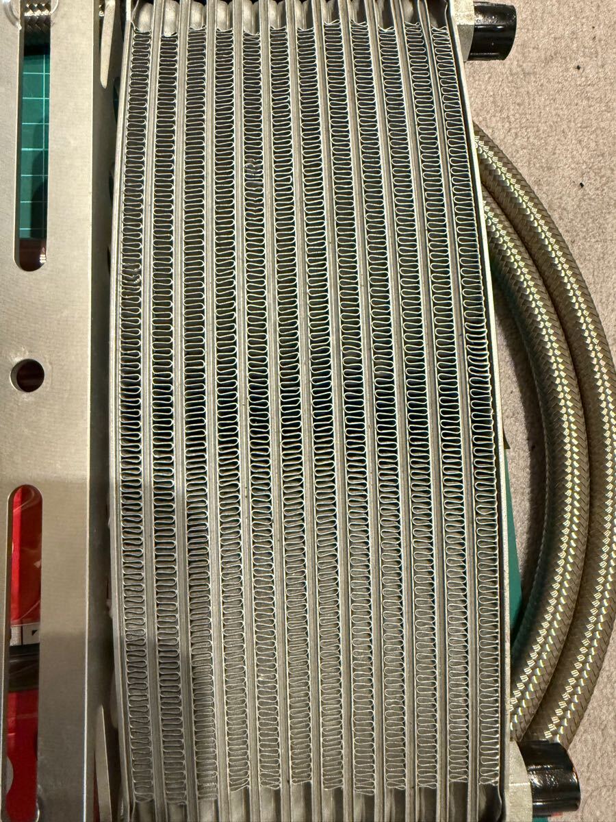  records out of production active Earl's Zephyr 400 round oil cooler side around . Zephyr χ 9 -inch 13 step AN6 #6