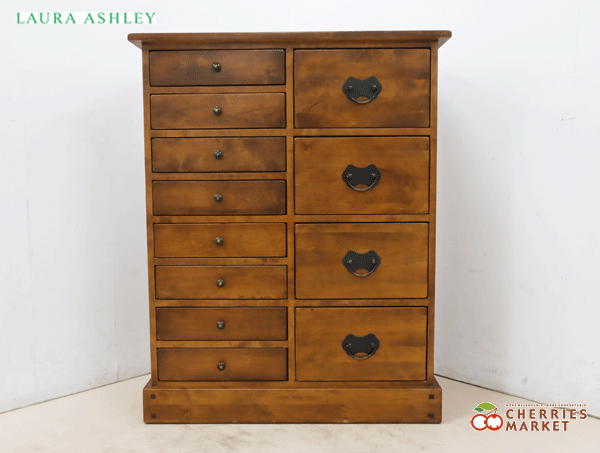 ◆展示品◆ LAURA ASHLEY ローラ アシュレイ Garrat ギャラット チェスト 12ドロワー キャビネット/収納 25万