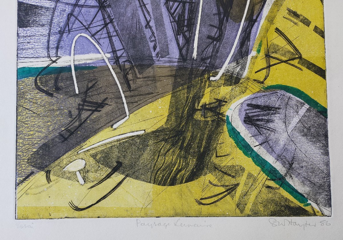 激安先着 宇美】真作 Stanley William Hayterスタンリー・ウィリアム 絵画