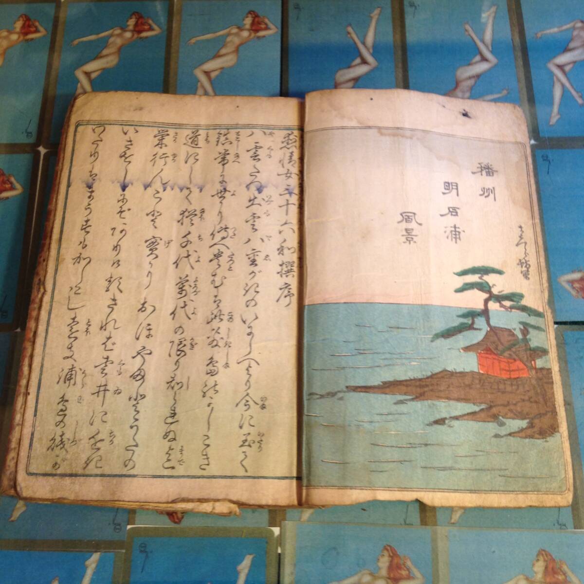 古書 綴じ本 浮世絵 春画 美人画 花魁 女三十六佳撰 古書・古文書 古書 綴じ本 浮世絵 春画 美人画 花魁 女三十六佳撰 古書・古文書