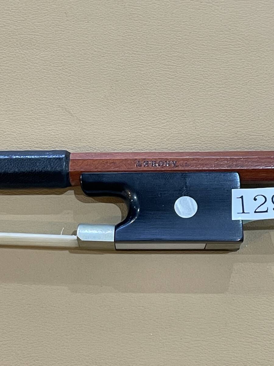  violin bow [ musical instruments shop exhibition ]ARCHET made [ARCHET] stamp 4/4 beautiful goods & present condition delivery reference price 44,000 jpy. domestic production bow . profitable price .!