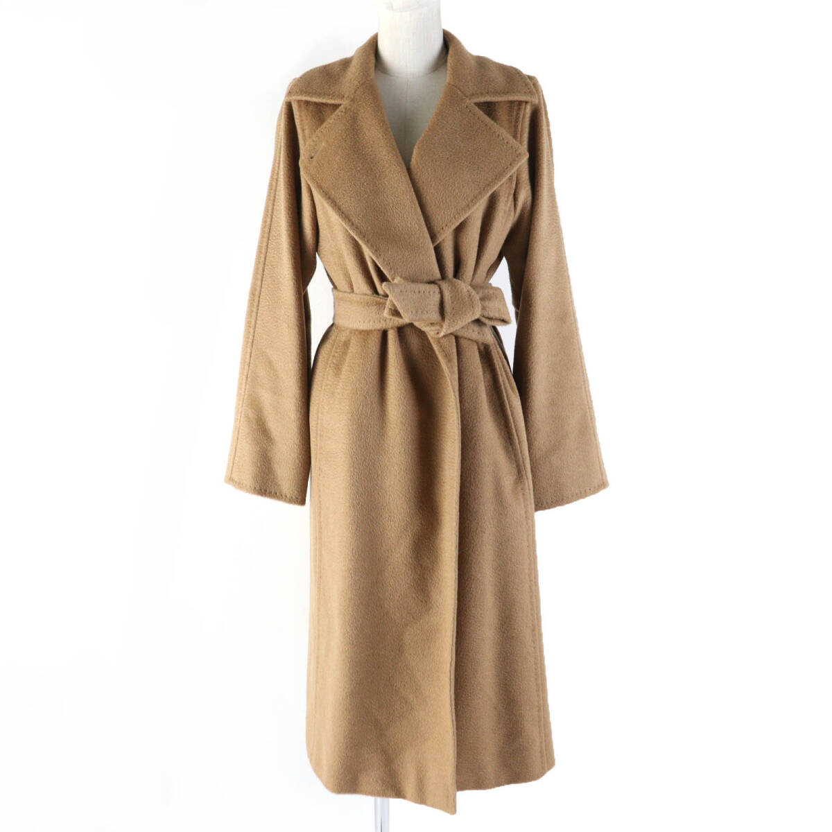 人気ブランド 極美品✨MaxMara マックスマーラ サイズ44 ジャケット キャメル100% ジャケット・アウター