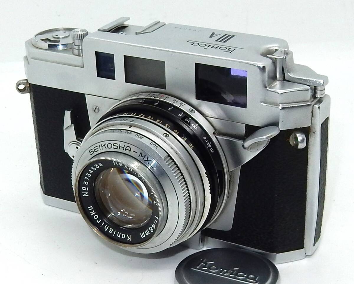 ★美品★ KONICA コニカ III A Hexanon 48mm F2 レンジファインダー #K042