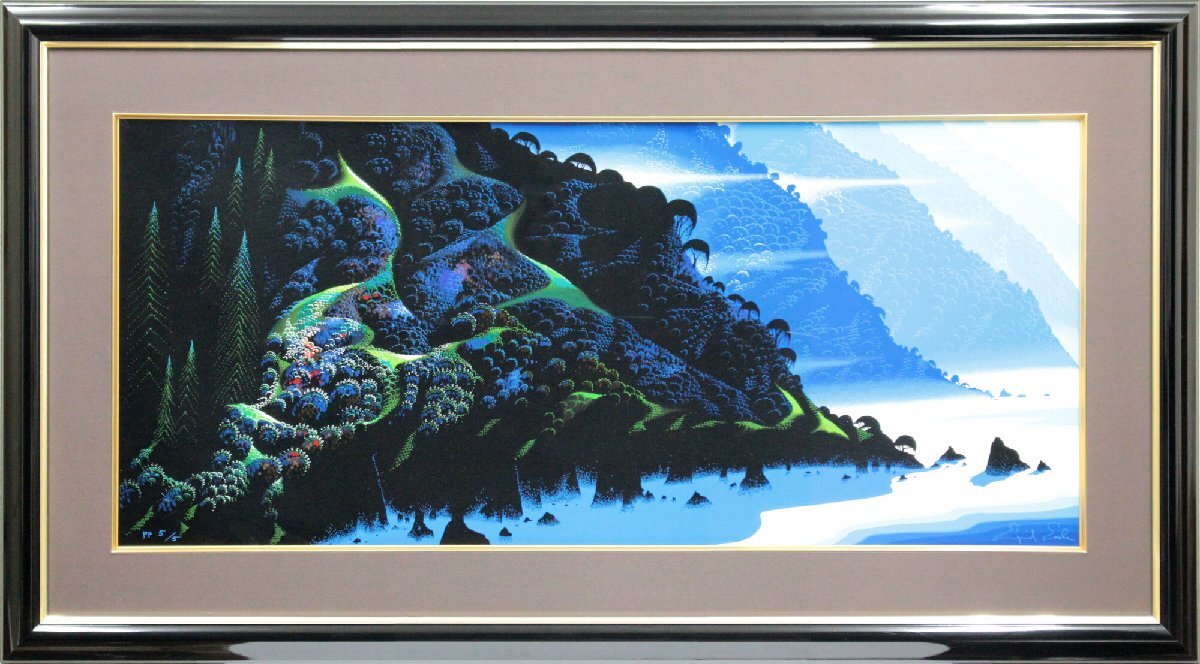 アイベン・アール 「ブルーコーストライン」 シルクスクリーン 版画 絵画 - 北海道画廊