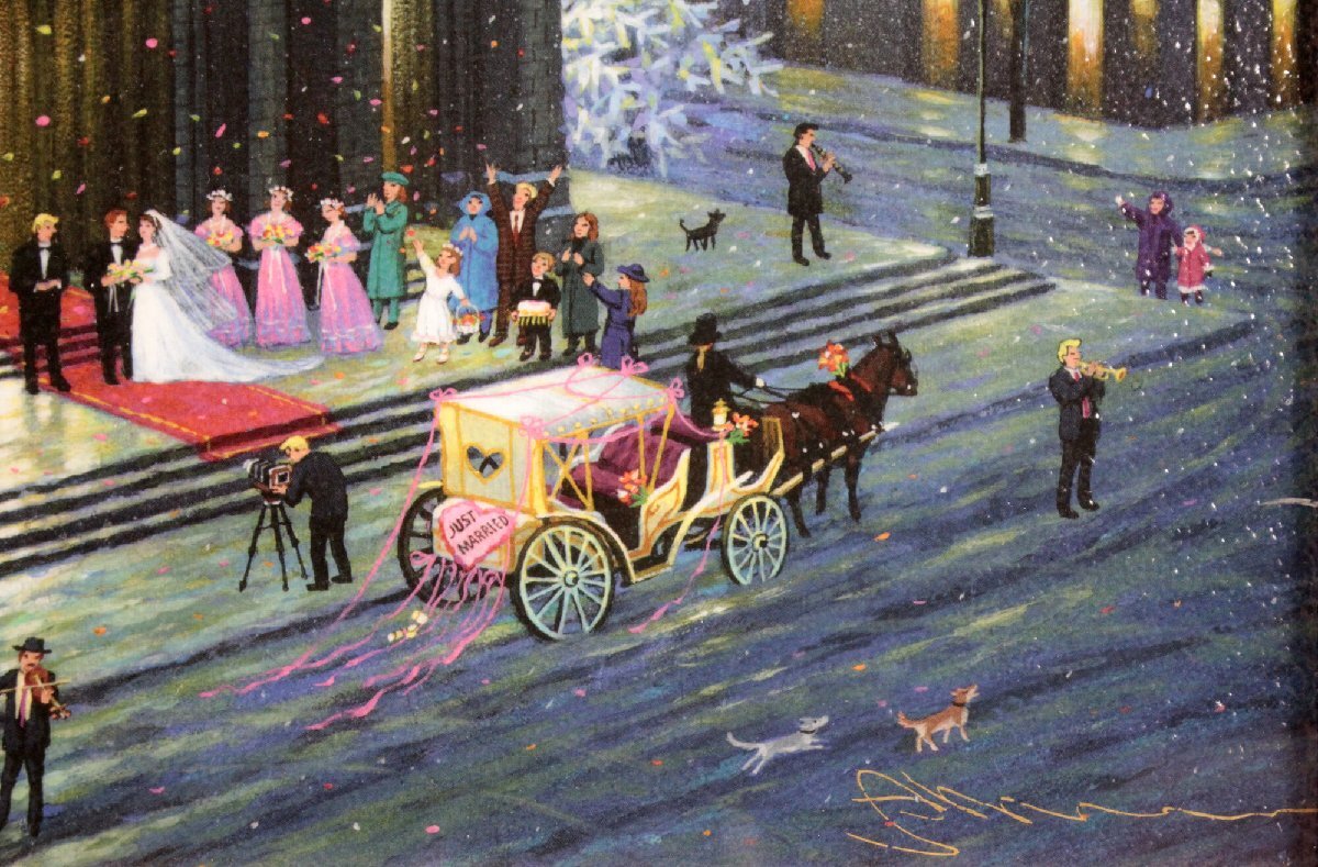 アレキサンダー・チェン 「セントパトリックズカセドラル」 ミクストメディア 絵画 アレキサンダー・チェン 「セントパトリックズカセドラル