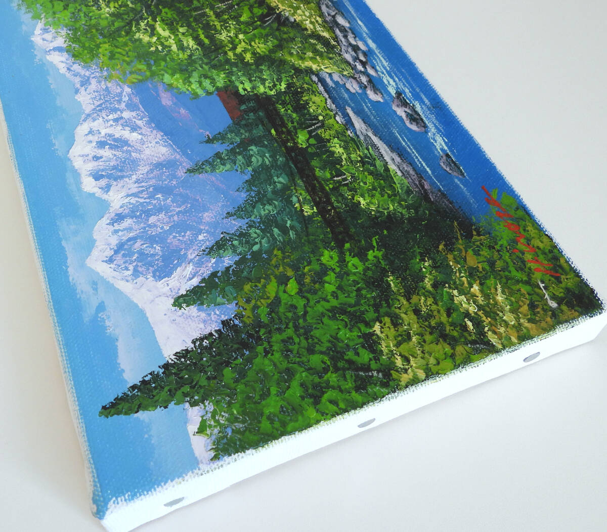 油彩画 SM号 広瀬和之【白馬岳】風景画「真作」|Yahoo!フリマ 油彩画 SM号 広瀬和之【白馬岳】風景画「真作」|Yahoo!フリマ