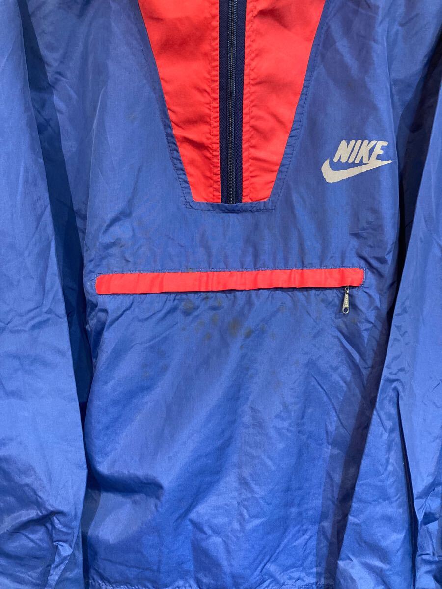 希少70s/NIKE ナイキアノラックパーカー/ナイロンジャケット/L 希少70s/NIKE ナイキアノラックパーカー/ナイロンジャケット/L