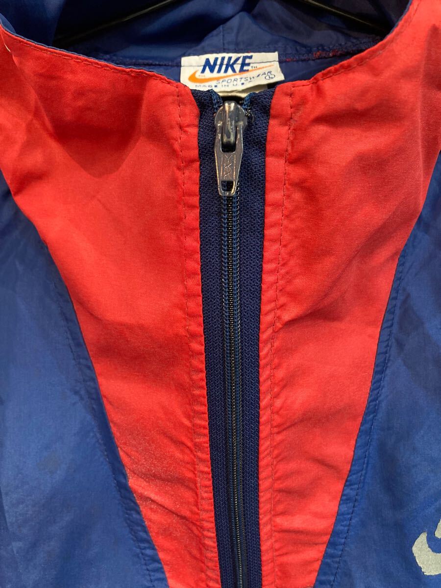 希少70s/NIKE ナイキアノラックパーカー/ナイロンジャケット/L 希少70s/NIKE ナイキアノラックパーカー/ナイロンジャケット/L