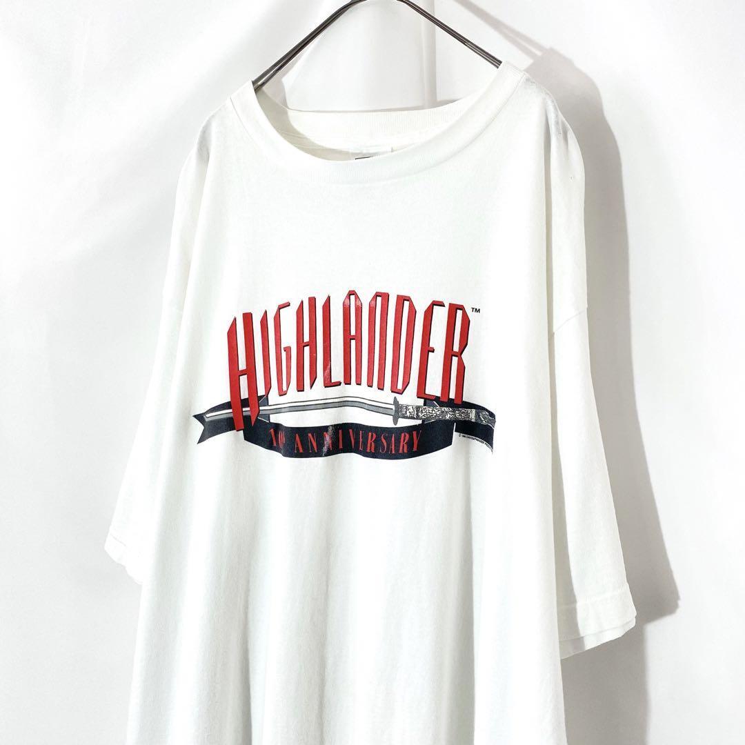 古着 90s USA UK 映画 ムービー 公式 Tシャツ HIGHLANDER 古着 90s USA UK 映画 ムービー 公式 Tシャツ HIGHLANDER