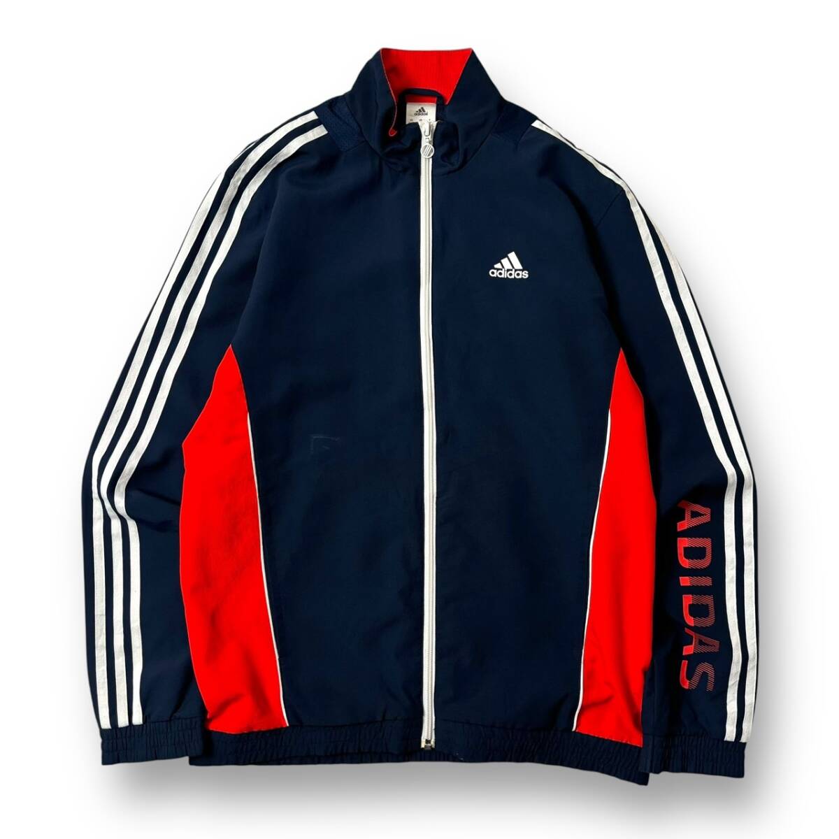 M 古着 adidas アディダス 袖ライン サイドライン スリーライン M 古着 adidas アディダス 袖ライン サイドライン スリーライン