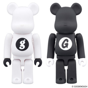 BE@RBRICK GOOD ENOUGH 100% 2個セット ベアブリック グッドイナフメディコムトイ MEDICOM TOY bearbrick ブラック ホワイト