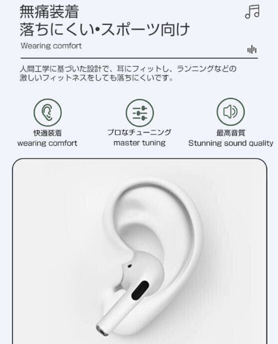 ワイヤレスイヤホン Bluetooth 5.3 高音質 iPhone Android ヘッドフォン Bluetoothイヤホン 完全ワイヤレスイヤホン イヤホン