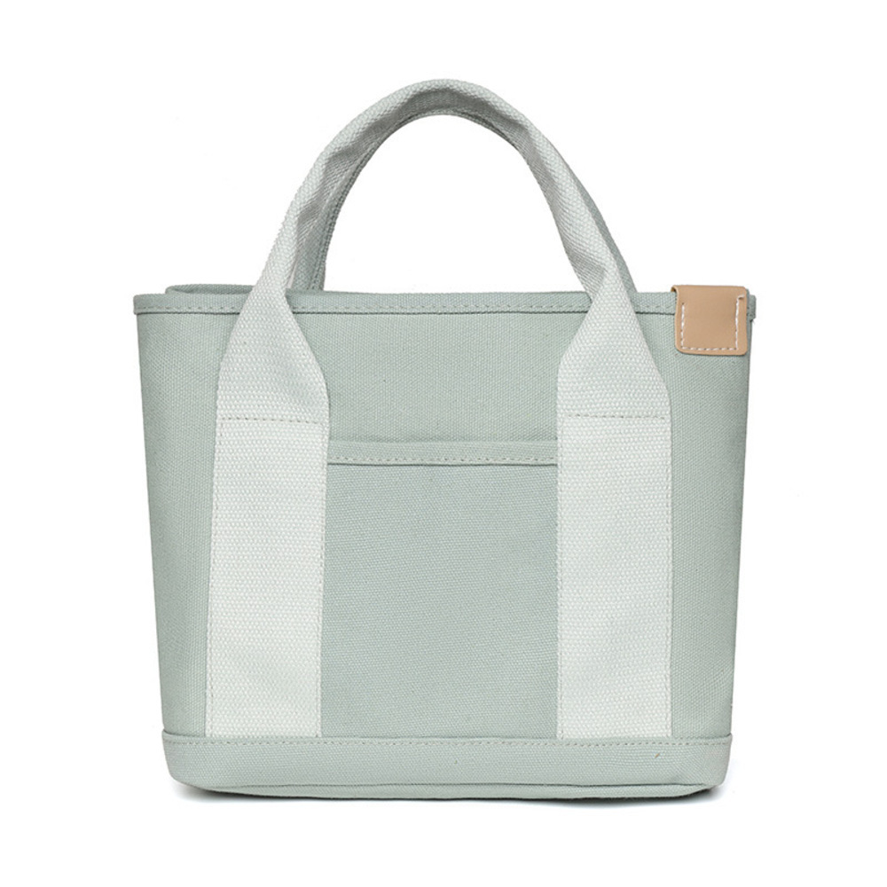 ☆ ミント ☆ ミニトートバッグ 仕切り付き yhcbag5117 ミニトートバッグ ファスナー付き トートバッグ ハンドバッグ バック 鞄 かばん